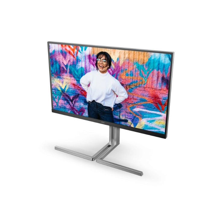 Монитор AOC U32U3CV, 31.5" Nano IPS WLED, 3840x2160, 60Hz, 4ms GtG, 400cd m/2, 1000:1, 50M:1 DCR, Adaptive Sync, FlickerFree, Anti Blue Light, 3Wx2, Height Adjust, 2xHDMI, DP, USB hub