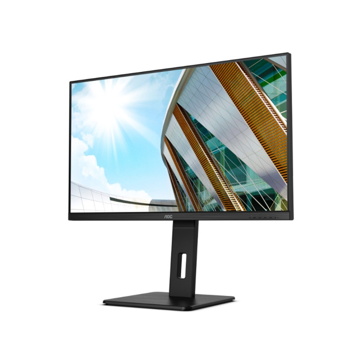 Монитор AOC U32P2, 31.5" VA WLED, 3840x2160, 60Hz, 4ms GtG, 350cd m/2, 3000:1, 50M:1 DCR, Adaptive Sync, FlickerFree, Low Blue Light, 3Wx2, Height Adjust, 2xHDMI, DP, USB hub
