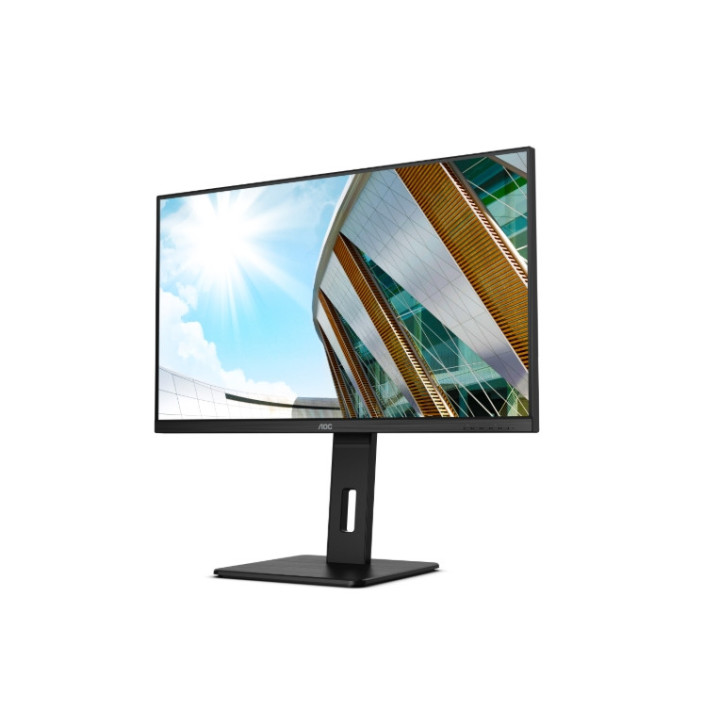 Монитор AOC U32P2, 31.5" VA WLED, 3840x2160, 60Hz, 4ms GtG, 350cd m/2, 3000:1, 50M:1 DCR, Adaptive Sync, FlickerFree, Low Blue Light, 3Wx2, Height Adjust, 2xHDMI, DP, USB hub