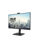 Монитор Asus BE279QFK Video Conferencing Monitor, 27", Full HD, IPS, 100Hz, Frameless, Full HD Webcam, Mic Array, Stereo Speakers, Height Adjustable, Ergonomic Design, HDMI, Eye Care, Low Blue Light, Black - 90LM04P1-B04370