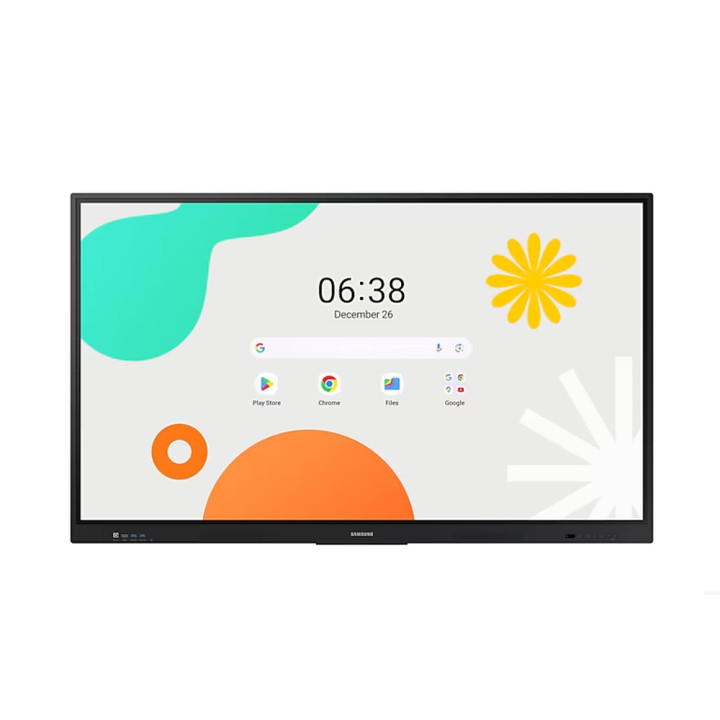 Интерактивен дисплей Samsung Interactive E-Board WA65F 65" Android OS 4K Digital Flipchart TOUCH, Mirroring, Wi-Fi, Black - LH65WAFWLGCXEN