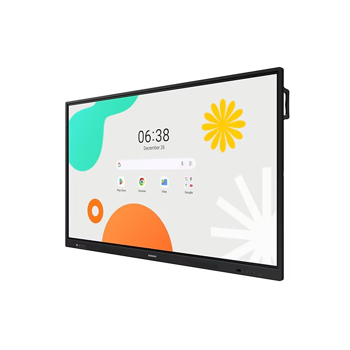 Интерактивен дисплей Samsung Interactive E-Board WA65F 65" Android OS 4K Digital Flipchart TOUCH, Mirroring, Wi-Fi, Black - LH65WAFWLGCXEN