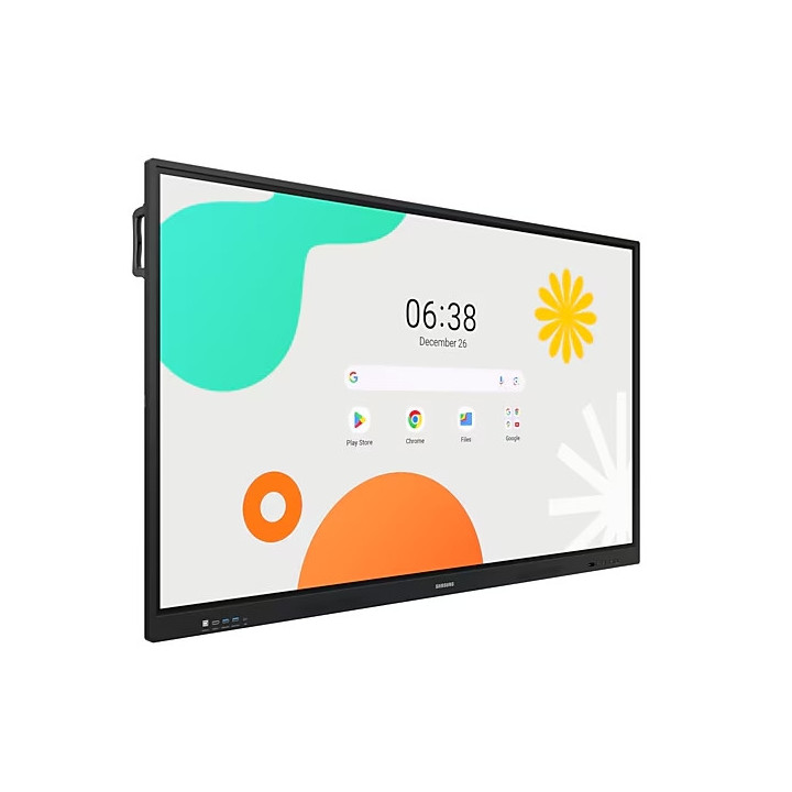 Интерактивен дисплей Samsung Interactive E-Board WA65F 65" Android OS 4K Digital Flipchart TOUCH, Mirroring, Wi-Fi, Black - LH65WAFWLGCXEN