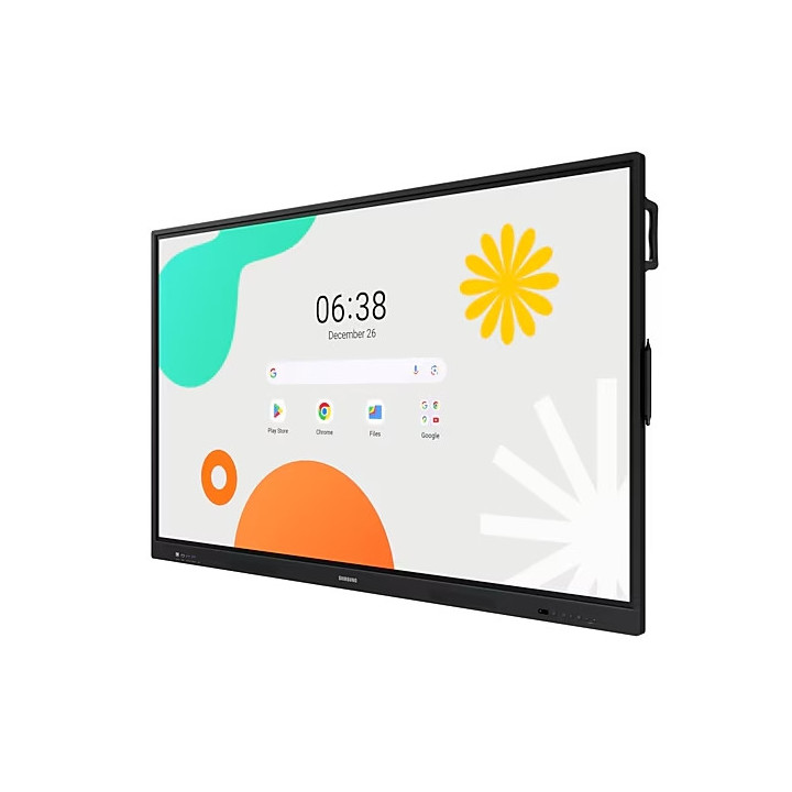 Интерактивен дисплей Samsung Interactive E-Board WA65F 65" Android OS 4K Digital Flipchart TOUCH, Mirroring, Wi-Fi, Black - LH65WAFWLGCXEN