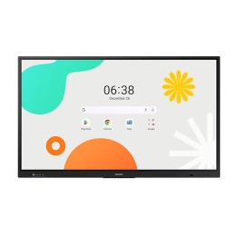 Интерактивен дисплей Samsung Interactive E-Board WA75F 75" Android OS 4K Digital Flipchart TOUCH, Mirroring, Wi-Fi, Black - LH75WAFWLGCXEN