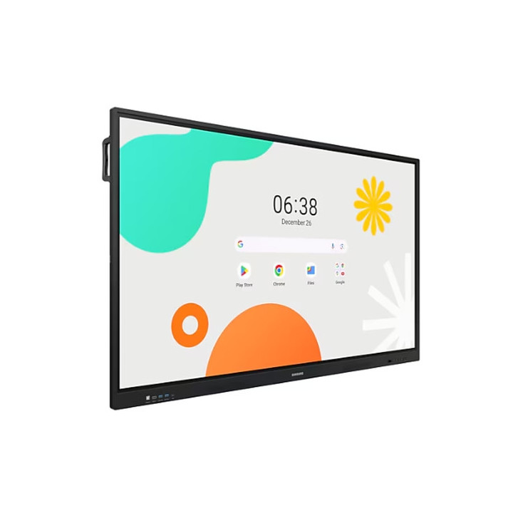 Интерактивен дисплей Samsung Interactive E-Board WA75F 75" Android OS 4K Digital Flipchart TOUCH, Mirroring, Wi-Fi, Black - LH75WAFWLGCXEN