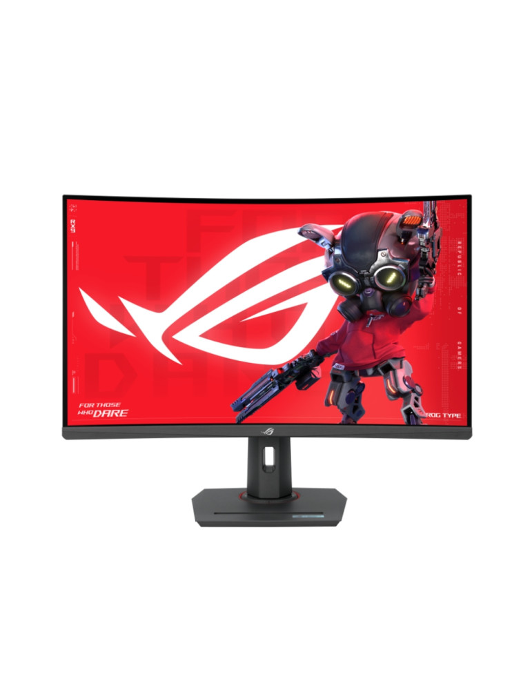 Монитор Asus ROG Strix XG32WCS Gaming Monitor 32", 2560x1440, Curved, 180Hz (Above 144Hz), 1ms (GTG), Fast VA, Extreme Low Motion Blur Sync, USB Type-C, FreeSync, DisplayWidget Center, tripod socket, HDR, Black - 90LM0AC0-B01970