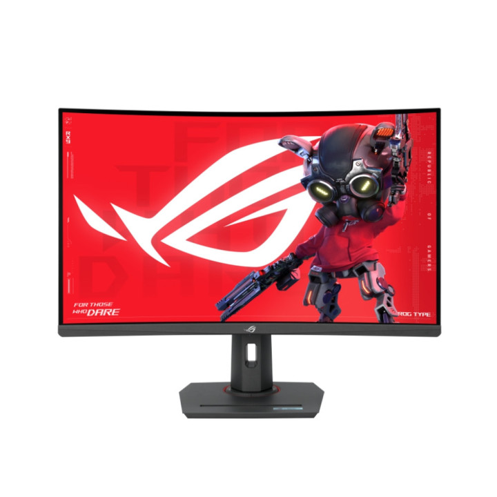Монитор Asus ROG Strix XG32WCS Gaming Monitor 32", 2560x1440, Curved, 180Hz (Above 144Hz), 1ms (GTG), Fast VA, Extreme Low Motion Blur Sync, USB Type-C, FreeSync, DisplayWidget Center, tripod socket, HDR, Black - 90LM0AC0-B01970