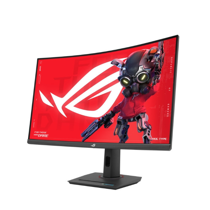Монитор Asus ROG Strix XG32WCS Gaming Monitor 32", 2560x1440, Curved, 180Hz (Above 144Hz), 1ms (GTG), Fast VA, Extreme Low Motion Blur Sync, USB Type-C, FreeSync, DisplayWidget Center, tripod socket, HDR, Black - 90LM0AC0-B01970