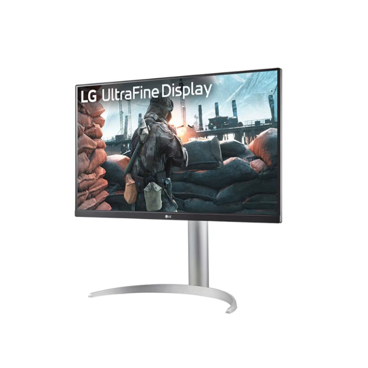 Монитор LG 27UP650P-W, 27" UHD 4K IPS AG, DCI-P3 95%, Cinema Screen, 5ms, 1200:1, Mega DFC, 400 cd/m2, 3840x2160, AMD FreeSync, HDR 10, VESA Display HDR 400, HDMI, DP, FreeSync, Headphone out, Height Adjustable, Pivot Reader Mode, Black - 27UP650K-W