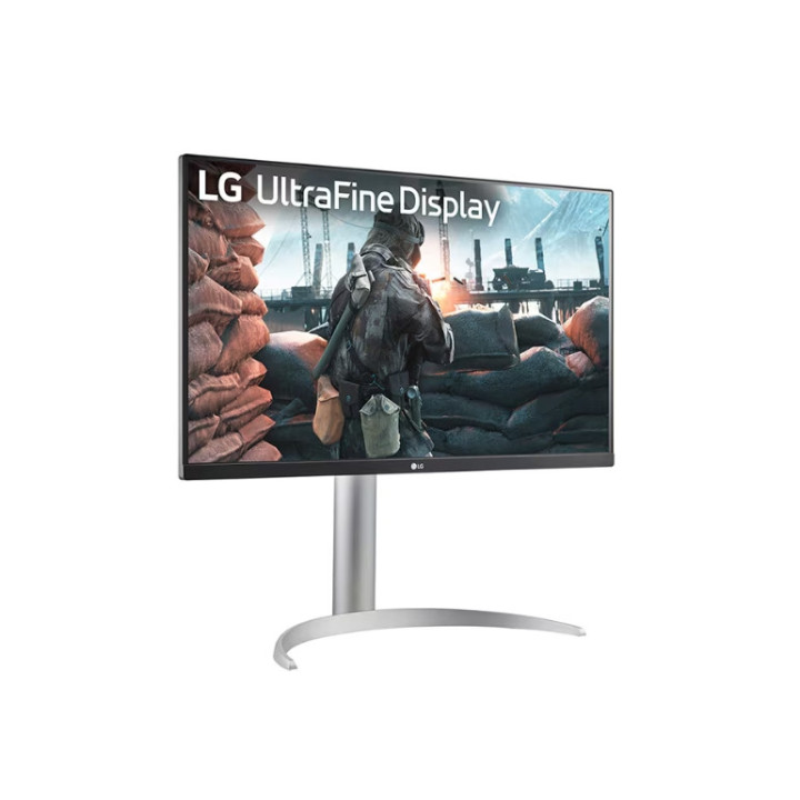Монитор LG 27UP650P-W, 27" UHD 4K IPS AG, DCI-P3 95%, Cinema Screen, 5ms, 1200:1, Mega DFC, 400 cd/m2, 3840x2160, AMD FreeSync, HDR 10, VESA Display HDR 400, HDMI, DP, FreeSync, Headphone out, Height Adjustable, Pivot Reader Mode, Black - 27UP650K-W