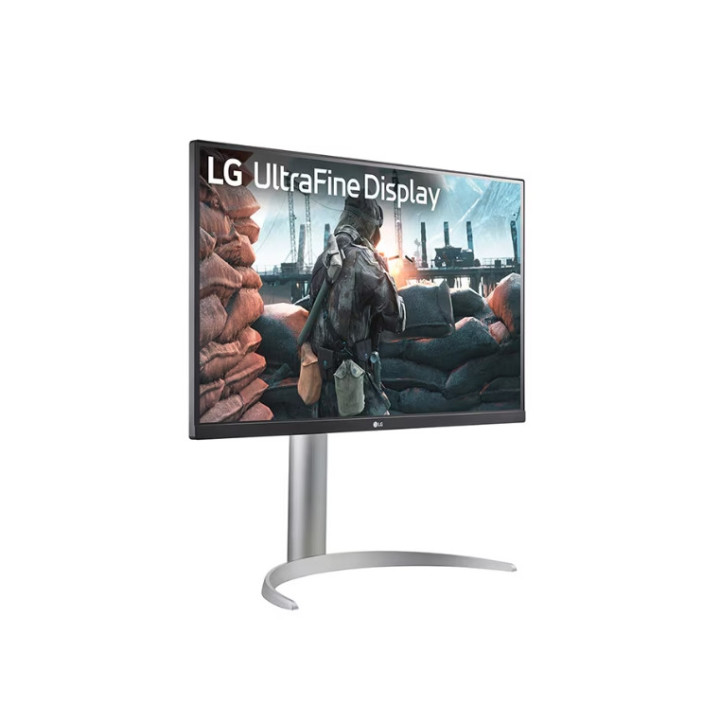 Монитор LG 27UP650P-W, 27" UHD 4K IPS AG, DCI-P3 95%, Cinema Screen, 5ms, 1200:1, Mega DFC, 400 cd/m2, 3840x2160, AMD FreeSync, HDR 10, VESA Display HDR 400, HDMI, DP, FreeSync, Headphone out, Height Adjustable, Pivot Reader Mode, Black - 27UP650K-W
