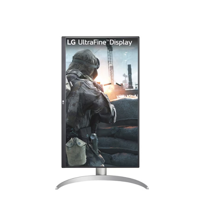 Монитор LG 27UP650P-W, 27" UHD 4K IPS AG, DCI-P3 95%, Cinema Screen, 5ms, 1200:1, Mega DFC, 400 cd/m2, 3840x2160, AMD FreeSync, HDR 10, VESA Display HDR 400, HDMI, DP, FreeSync, Headphone out, Height Adjustable, Pivot Reader Mode, Black - 27UP650K-W