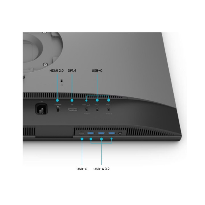 Монитор BenQ PD2706QN, 27", 100Hz, 4K IPS, AQCOLOR, Designer, Pantone, Nano Matte Panel, HDR10, 100% sRGB, Card Reader, HDMI (2.0), DP (1.4), USB-C (DP alt. PD 90W), USB Hub, 3.5 Jack, 2x 3W, Height adj. 115mm, VESA 100 - 9H.LNDLA.TBE