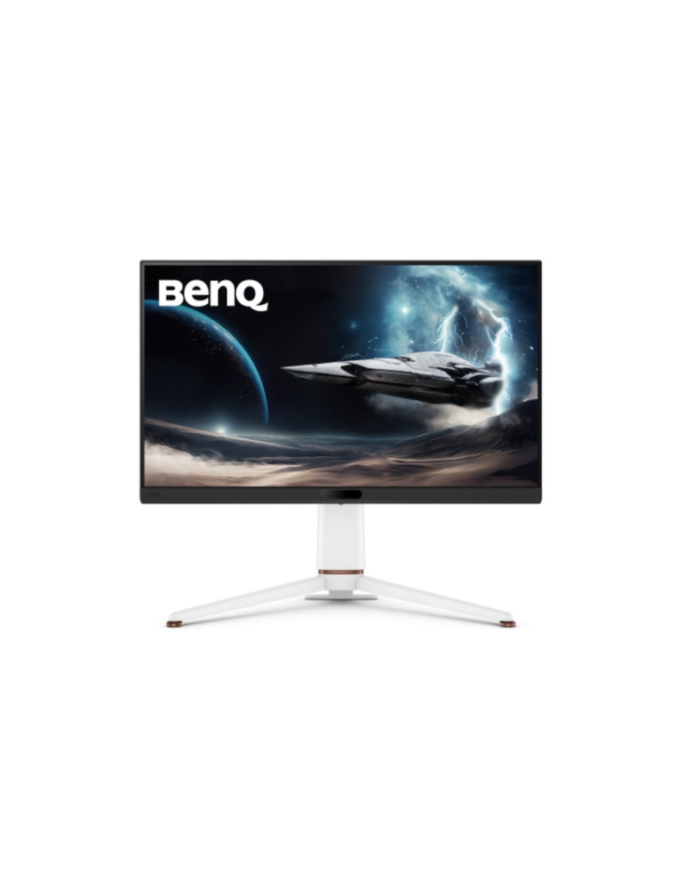 Монитор BenQ MOBIUZ EX271U, 27", 4K UHD, IPS, 1ms GtG, 165Hz, 120Hz for Console with eARC, Color Shuttle, FreeSync Premium, B.I.  Gen2, HDRi and HDR400, Quickit, 1200:1, 95% P3, 400 nits, USB-C (65W), USB Hub, HDMI 2.1, DP, White - 9H.LN2LB.QBE