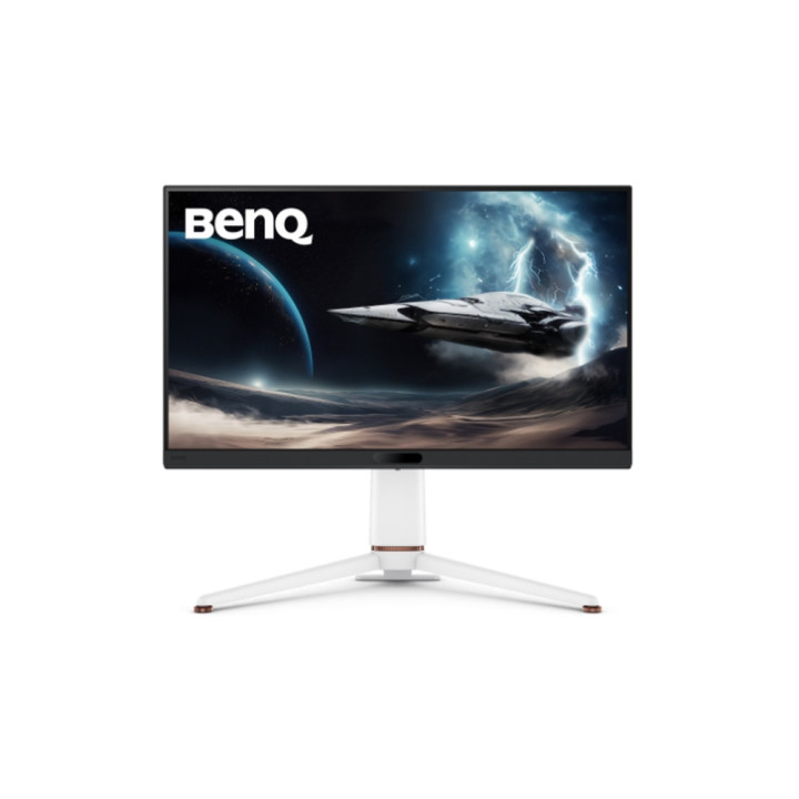 Монитор BenQ MOBIUZ EX271U, 27", 4K UHD, IPS, 1ms GtG, 165Hz, 120Hz for Console with eARC, Color Shuttle, FreeSync Premium, B.I.  Gen2, HDRi and HDR400, Quickit, 1200:1, 95% P3, 400 nits, USB-C (65W), USB Hub, HDMI 2.1, DP, White - 9H.LN2LB.QBE
