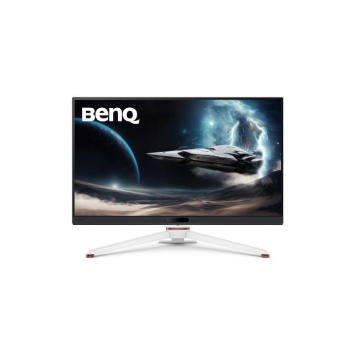 Монитор BenQ MOBIUZ EX271U, 27", 4K UHD, IPS, 1ms GtG, 165Hz, 120Hz for Console with eARC, Color Shuttle, FreeSync Premium, B.I.  Gen2, HDRi and HDR400, Quickit, 1200:1, 95% P3, 400 nits, USB-C (65W), USB Hub, HDMI 2.1, DP, White - 9H.LN2LB.QBE