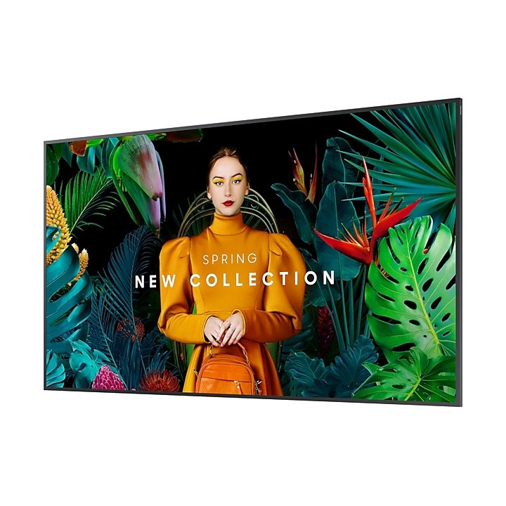 Широкоформатен дисплей Samsung LFD QM55C, 55", 24/7, 8ms, 500 nit, 3840x2160 UHD, WiFi, Bluetooth, Built in Speaker(10W   10W), DVI-D, DP 1.2, HDMI - LH55QMCEBGCXEN