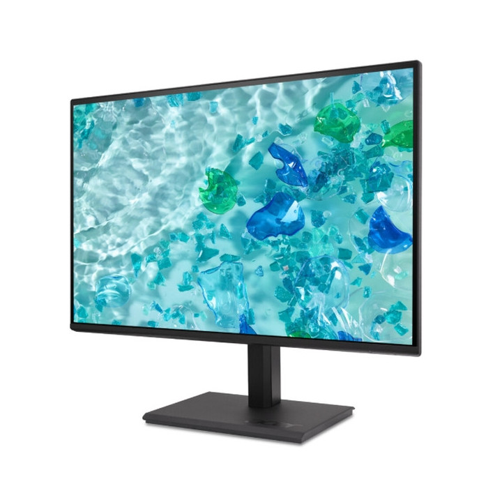Монитор Acer Vero B247YGbmiprx, 23.8" IPS LED, ZeroFrame FHD AG, 4ms (GTG), 120Hz, 100M:1, 1500:1, 250nits, 99% sRGB, Flicker-Less, BlueLightShield, HDMI, VGA, DP, Speakers 2x2W, Audio In/Out, ERGOstand, TUV, Black - UM.QB7EE.G06