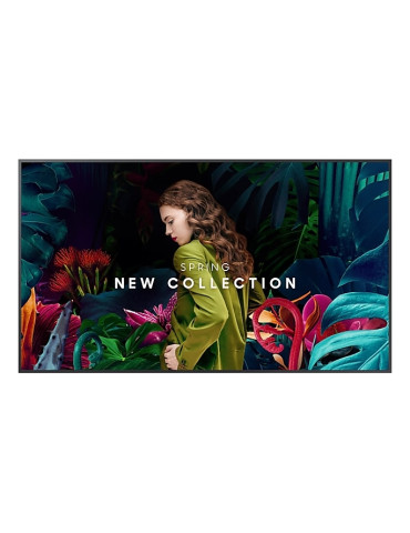 Широкоформатен дисплей Samsung LFD QB55C 55" 16/7 3840x2160 350nit BLACK - LH55QBCEBGCXEN