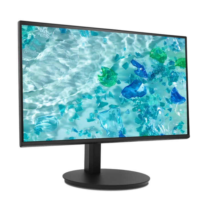 Монитор Acer Vero CB242YGbmiprx, 23.8" FHD(1920x1080)IPS, ZeroFrame 120Hz Adaptive Sync, 1ms(VRB), 100M:1, 250nits, VGA, HDMI, DP, Speakers, Audio In/Out, Ergostand, EnergyStar, EPEAT Gold, Black - UM.QB2EE.G09