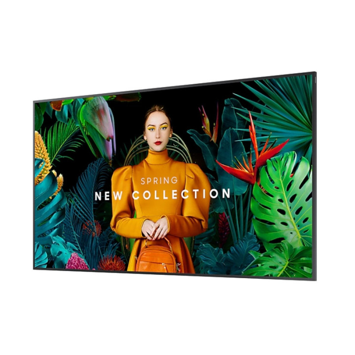 Широкоформатен дисплей Samsung LFD QB85C, 85", 16/7, 6ms, 3840x2160, 350nit, WiFi, DVI-D, DP 1.2, HDMI, USB - LH85QBCEBGCXEN