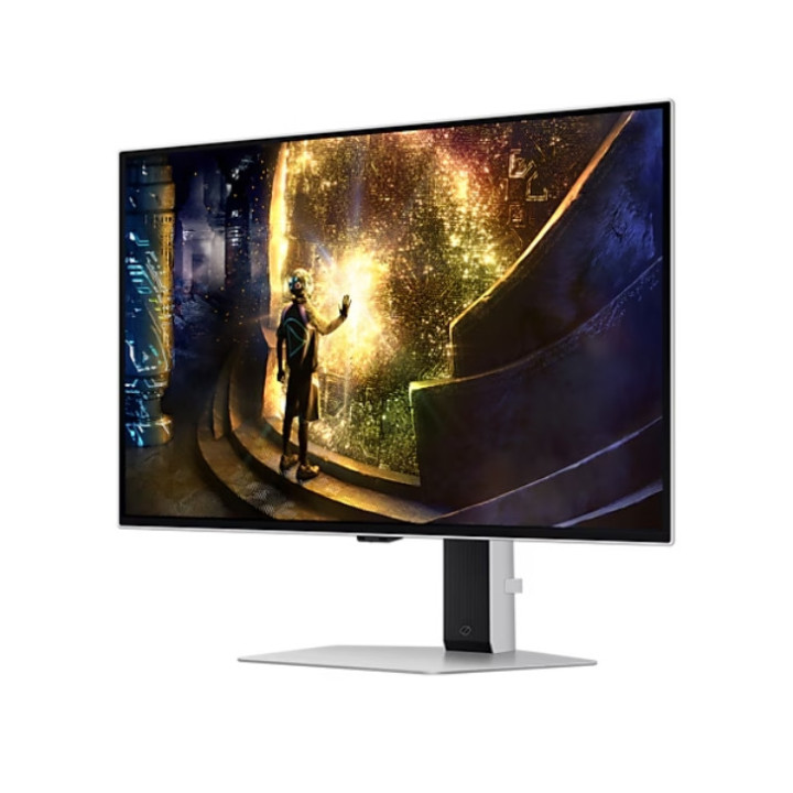 Монитор Samsung 27DG610 27" Odyssey G6 Smart, OLED, 240 Hz, 1 ms GTG, 2560x1440, DP 1.4, 2xHDMI 2.1, 2xUSB, Wi-Fi, Bluetooth, Tizen, Silver - LS27DG610SUXEN