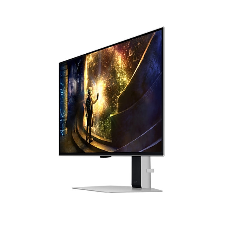 Монитор Samsung 27DG610 27" Odyssey G6 Smart, OLED, 240 Hz, 1 ms GTG, 2560x1440, DP 1.4, 2xHDMI 2.1, 2xUSB, Wi-Fi, Bluetooth, Tizen, Silver - LS27DG610SUXEN