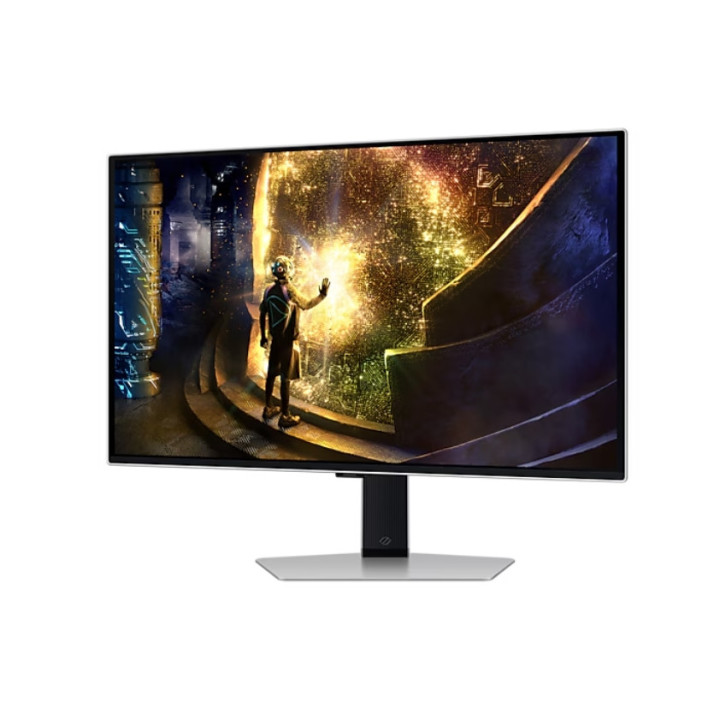 Монитор Samsung 27DG610 27" Odyssey G6 Smart, OLED, 240 Hz, 1 ms GTG, 2560x1440, DP 1.4, 2xHDMI 2.1, 2xUSB, Wi-Fi, Bluetooth, Tizen, Silver - LS27DG610SUXEN
