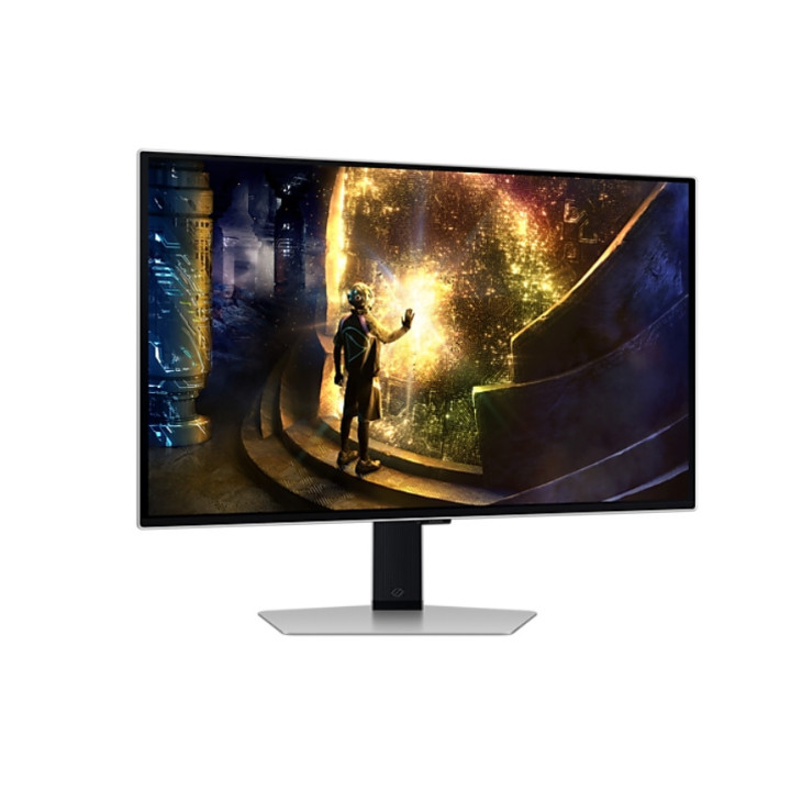 Монитор Samsung 27DG610 27" Odyssey G6 Smart, OLED, 240 Hz, 1 ms GTG, 2560x1440, DP 1.4, 2xHDMI 2.1, 2xUSB, Wi-Fi, Bluetooth, Tizen, Silver - LS27DG610SUXEN