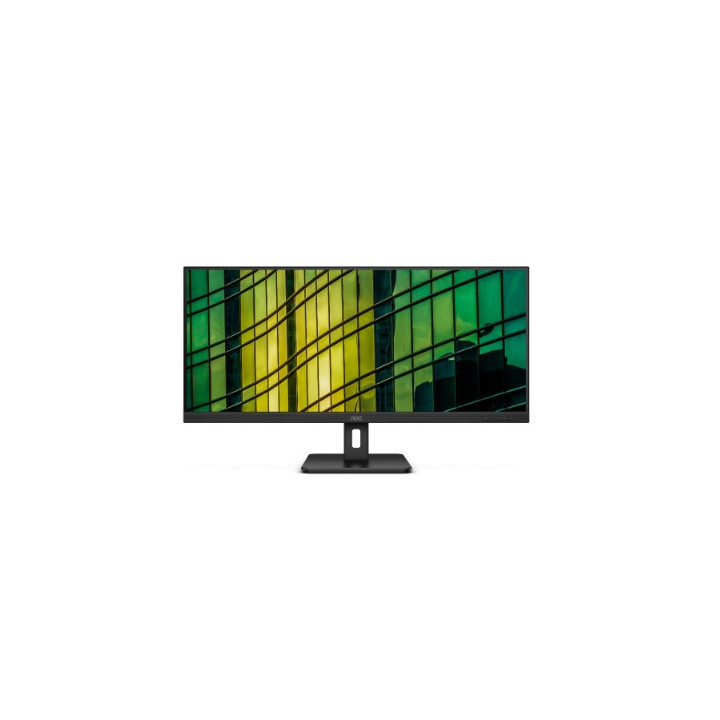 Монитор AOC U34E2M, 34" VA WLED, 3440x1440, 100Hz, 4ms GtG, 300cd m/2, 4000:1, 20M:1 DCR, Adaptive Sync, FlickerFree, Low Blue Light, 2xHDMI, DP