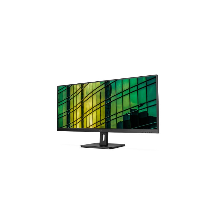 Монитор AOC U34E2M, 34" VA WLED, 3440x1440, 100Hz, 4ms GtG, 300cd m/2, 4000:1, 20M:1 DCR, Adaptive Sync, FlickerFree, Low Blue Light, 2xHDMI, DP