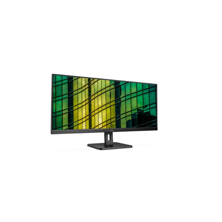 Монитор AOC U34E2M, 34" VA WLED, 3440x1440, 100Hz, 4ms GtG, 300cd m/2, 4000:1, 20M:1 DCR, Adaptive Sync, FlickerFree, Low Blue Light, 2xHDMI, DP