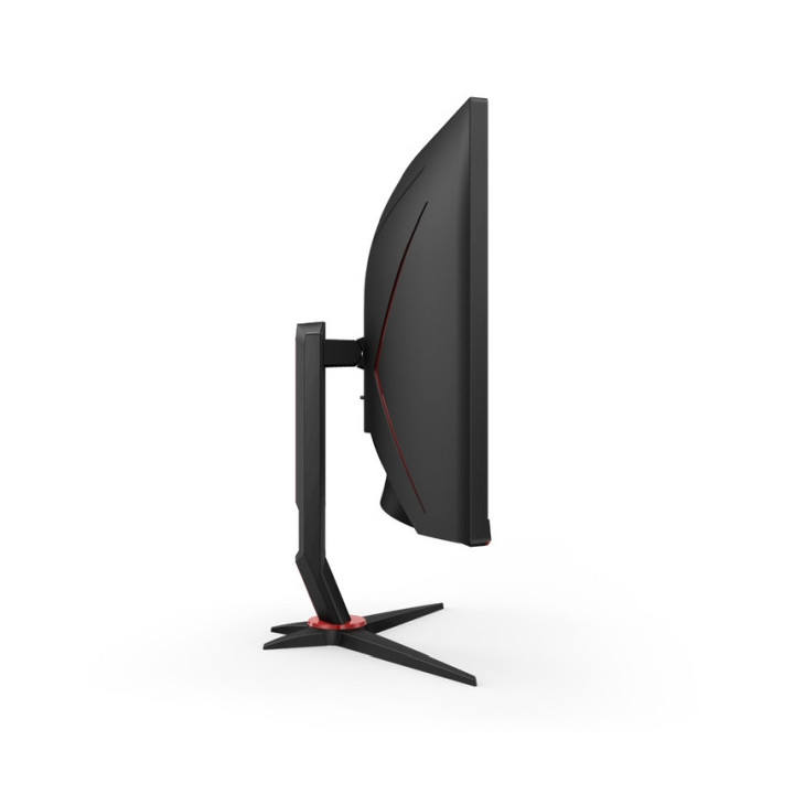 Монитор AOC CU34G2XP/BK, 34" Curved 1500R VA, WLED, 3440x1440, 180Hz, 1ms GtG, 1ms MPRT, 430 cd/m2, 4000:1, 80M:1 DCR, Height Adjust, 2xHDMI, 2xDP, USB hub
