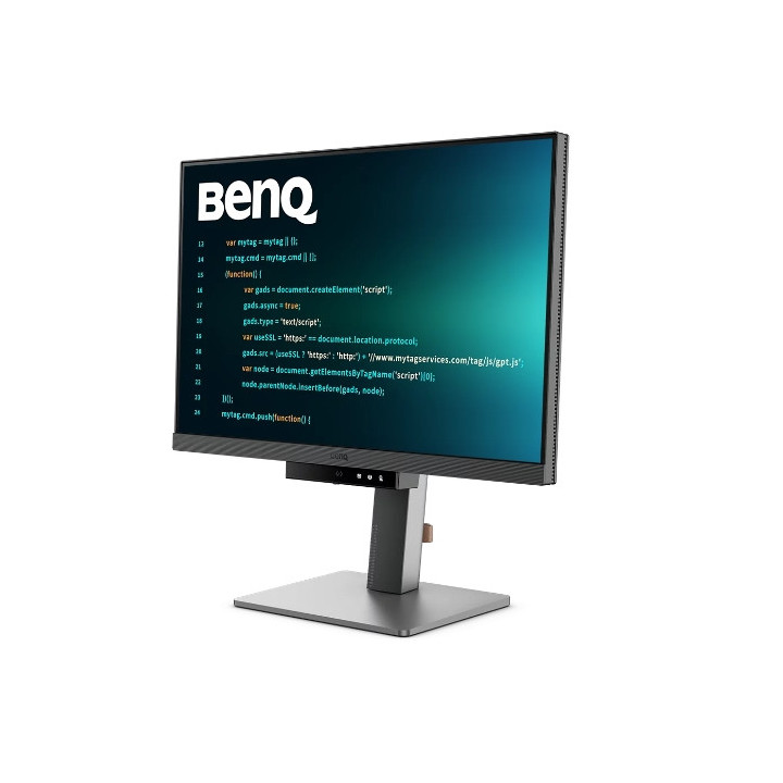 Монитор BenQ RD240Q, 24.1”, 2560x1600 WQXGA, Programming Monitor, 16:10, 1.07 billions col., HDR10, 1000:1, 20M:1 DCR, 300 cd/m2, HDMI 2.0, DP 1.4, USB-C (90W), Flicker-free, B.I. Gen2, Low Blue Light  - 9H.LLXLA.TBE