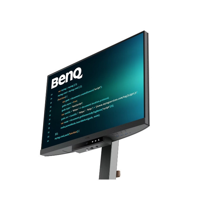 Монитор BenQ RD240Q, 24.1”, 2560x1600 WQXGA, Programming Monitor, 16:10, 1.07 billions col., HDR10, 1000:1, 20M:1 DCR, 300 cd/m2, HDMI 2.0, DP 1.4, USB-C (90W), Flicker-free, B.I. Gen2, Low Blue Light  - 9H.LLXLA.TBE
