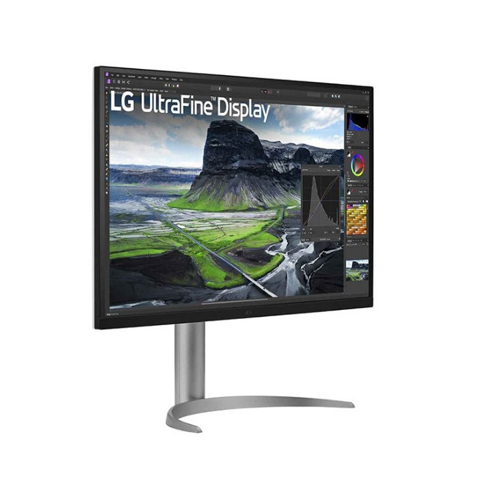 Монитор LG 32UQ850V-W, 31.5" IPS, 5ms GtG, 2000:1, 400cd/m2, UHD 4K (3840 x 2160), FreeSync, HDR 10, DCI-P3 98%, USB Type-C (PD 90W), USB HUB, HDMI, DP, Height Adjustable, LG Calibration Studio, Speakers, Black