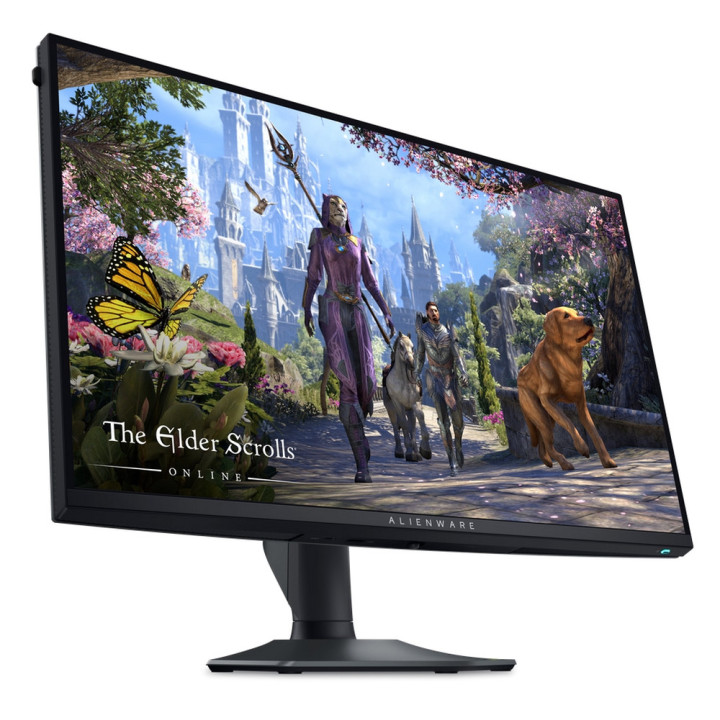 Монитор Dell Alienware AW2725QF, 27" LED Anti-Glare, IPS, 0.5 ms GtG, AMD FreeSync Premium Pro, NVIDIA G-SYNC, 1000:1, 500 cd/m2, 4K UHD (3840 x 2160), 180Hz, 100% sRGB, 95% DCI-P3, HDMI, DP, USB 3.2 hub, USB-C, PIP, PBP, Height Adjustable