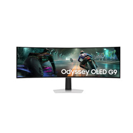 Монитор Samsung LS49DG910, 49" Odyssey G9 GAMING, Curved OLED, 1800R, 240Hz, Smart. 32:9, 5120 x 1440, DP, HDMI, Micro HDMI, USB Hub, Silver - LS49DG910SUXEN