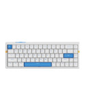 Професионална геймърска механична клавиатура ATK RS6 - 8K, Gateron Jade Pro Switches [Linear] - White - RS6-WH-GJP