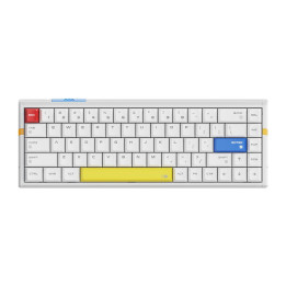 Професионална геймърска механична клавиатура ATK RS6 Ultra - 8K, TTC RGB Magneto Switches [Linear] - White Shadow  - RS6-ULTRA-WSW-TTC