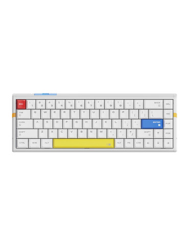 Професионална геймърска механична клавиатура ATK RS6 Ultra - 8K, TTC RGB Magneto Switches [Linear] - White Shadow  - RS6-ULTRA-WSW-TTC