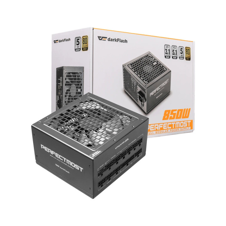 Модулно захранване Darkflash PMT850 A3, ATX 3.1 850W Gold - PMT850-A3