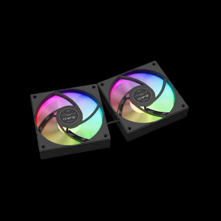 Водно охлаждане за процесор Gamdias Chione E4-240, LCD Screen, A-RGB - CHIONE-E4-240