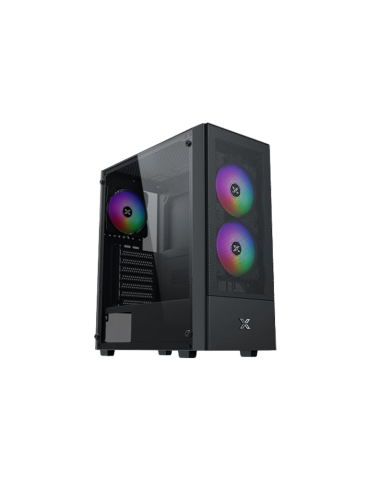 Геймърски компютър ION Hero II Air 3F Black с процесор AMD Ryzen 5 3600, видео карта RX 6600 8GB, RAM 32GB DDR4 и SSD диск 1TB Nvme