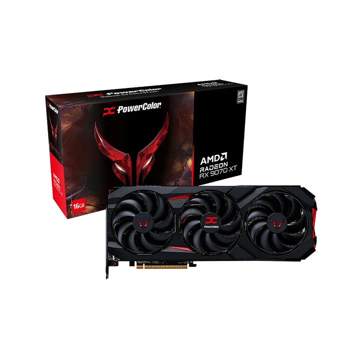 Видео карта PowerColor Radeon RX 9070 XT Red Devil 16GB GDDR6 - 1A1-G00425900G