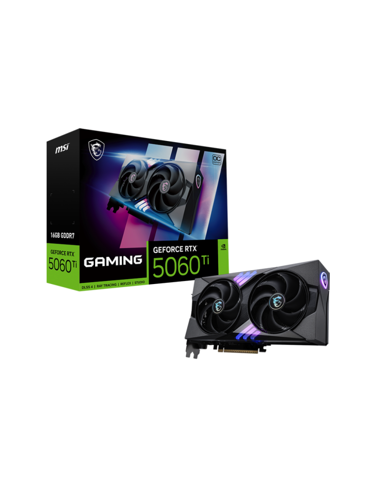 Видео карта MSI GeForce RTX 5060 Ti 16G GAMING OC - 912-V535-006