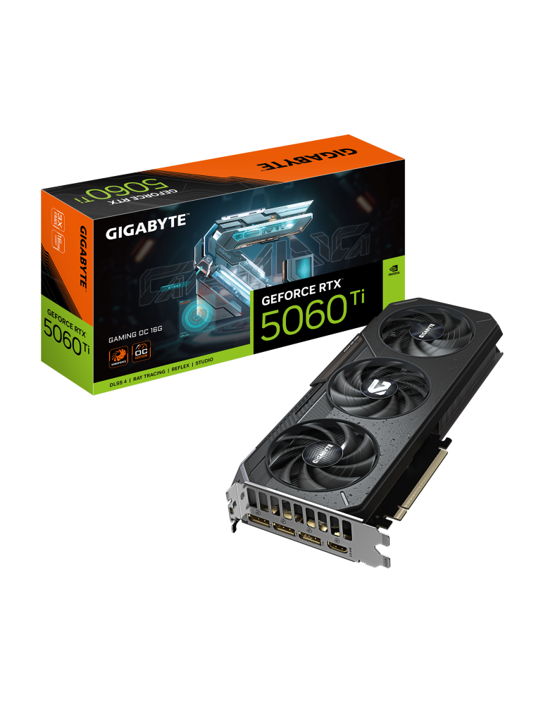 Видео карта Gigabyte GeForce RTX 5060 TI GAMING OC 16GB GDDR7 - GV-N506TGAMING OC-16GD