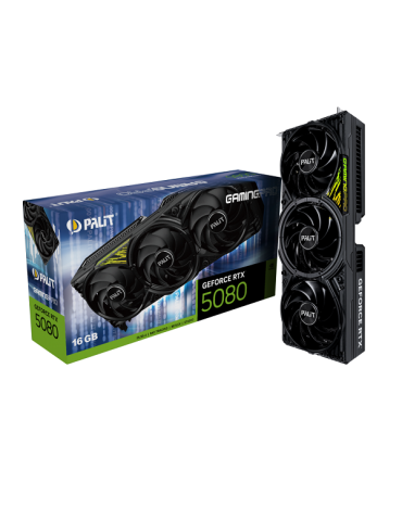 Видео карта Palit GeForce RTX 5080 GamingPro V1 16GB GDDR7, 256 bit - NE75080019T2-GB2031Y