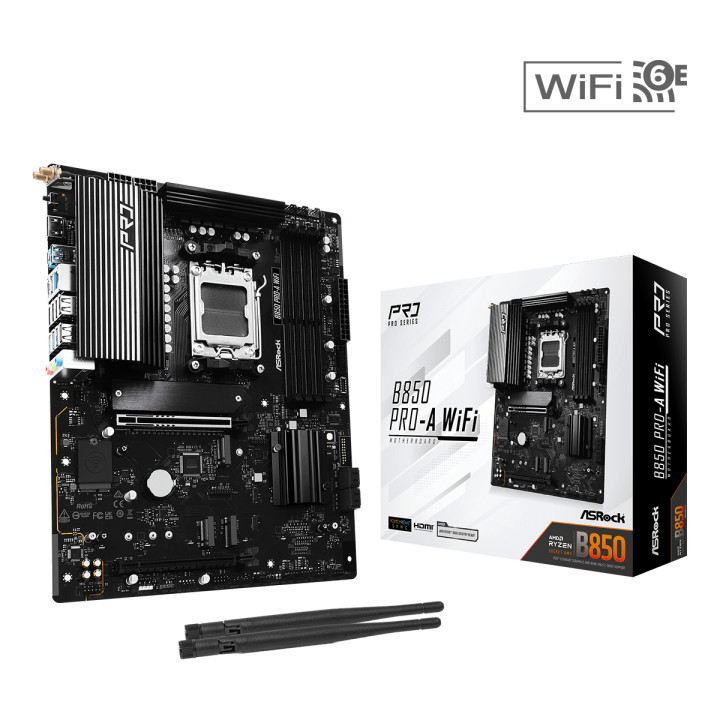 Дънна платка AsRock B850 PRO-A WIFI, AM5